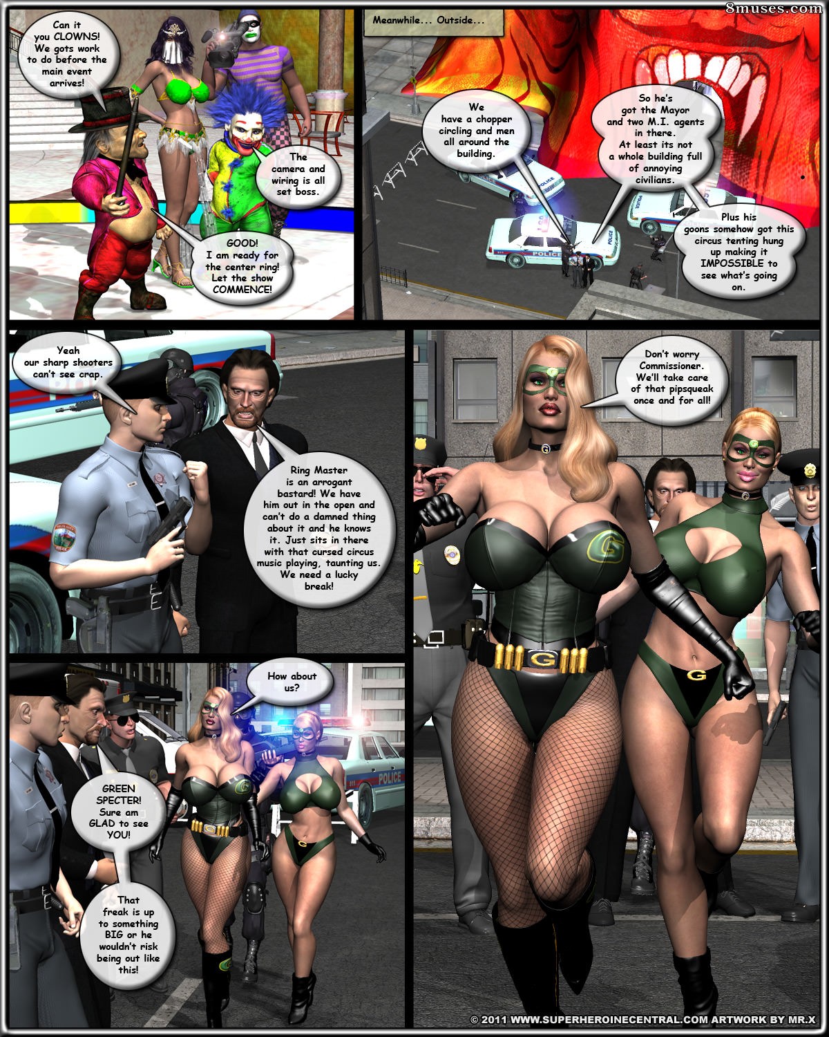 Superheroine Central Comics - Green Specter et Specter Girl - Le plus grand spectacle sur terre - Page 69