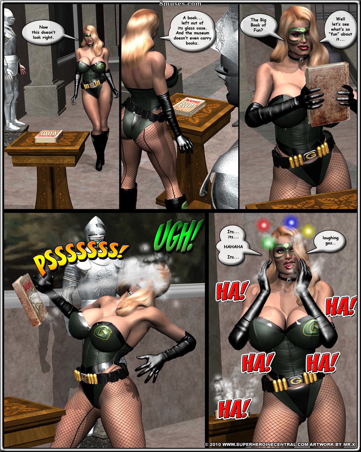 Superheroine Central Comics - Green Specter et Specter Girl - Le plus grand spectacle sur terre - Page 26