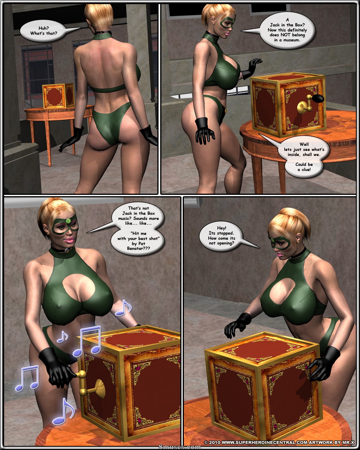 Superheroine Central Comics - Green Specter et Specter Girl - Le plus grand spectacle sur terre - Page 24