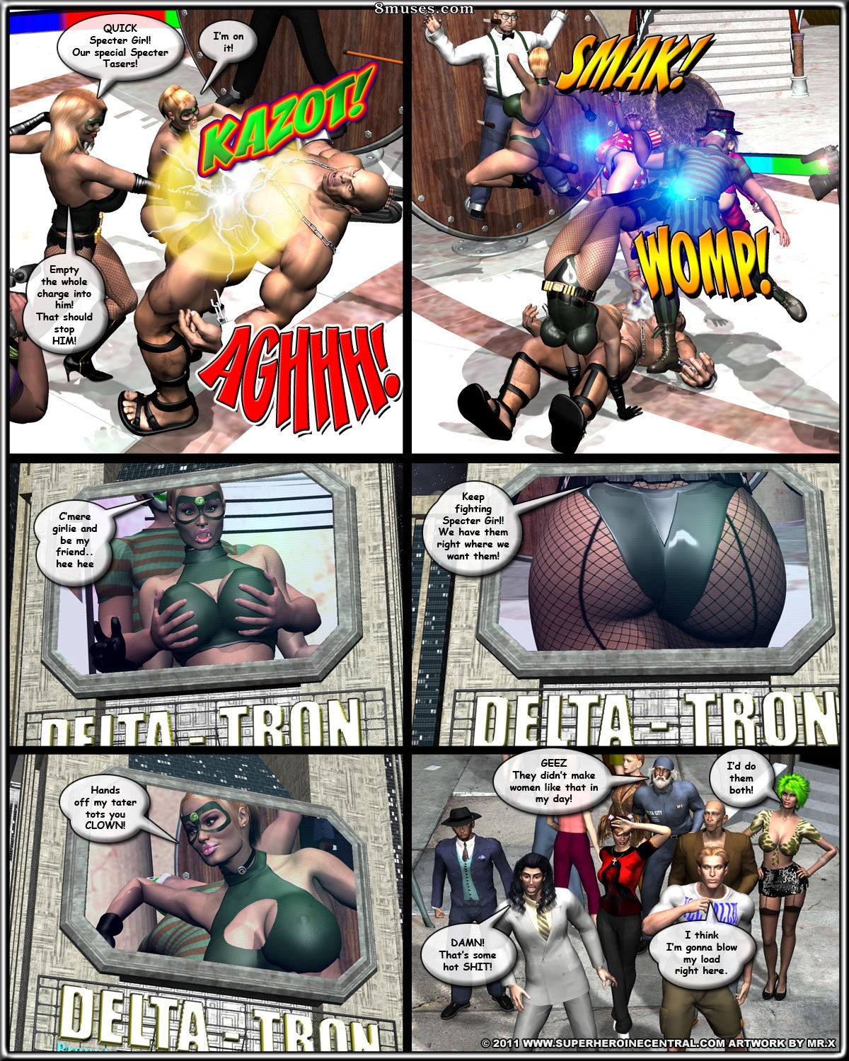 Superheroine Central Comics - Green Specter et Specter Girl - Le plus grand spectacle sur terre - Page 71