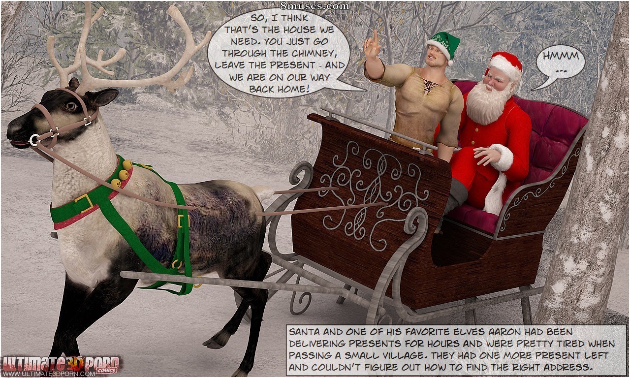 Ultimate3DPorn Comics - How Santa Celebrated Christmas - Page 2