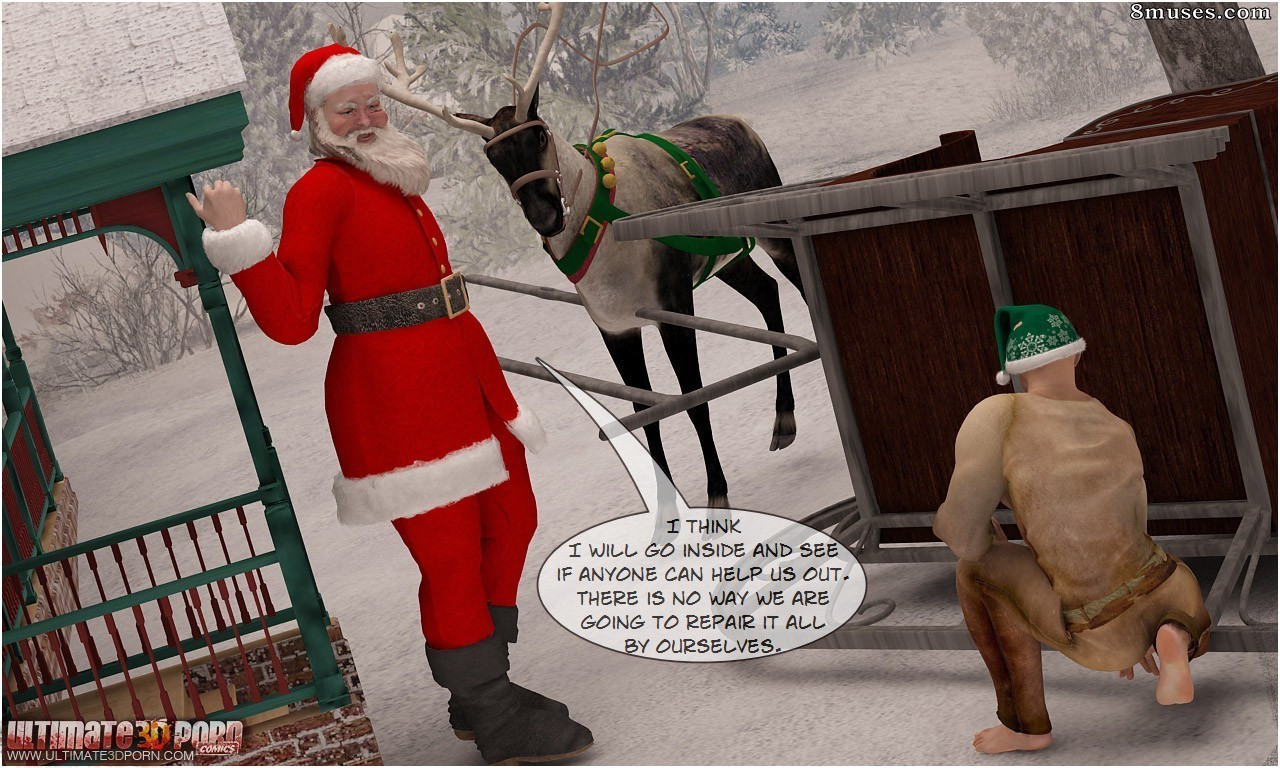 Ultimate3DPorn Comics - Como o Papai Noel comemorou o Natal - Página 6