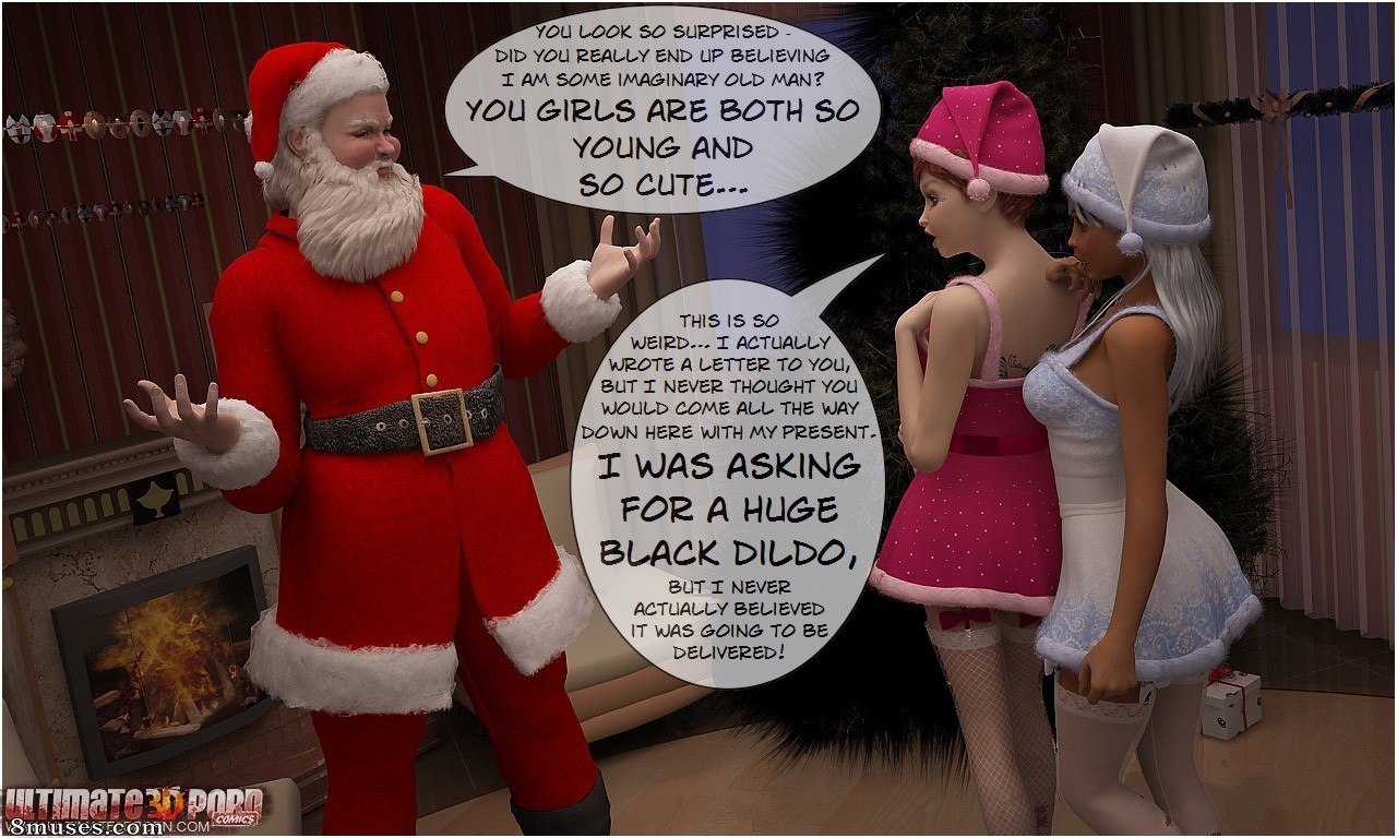 Ultimate3DPorn Comics - Cómo Santa celebró la Navidad - Página 8