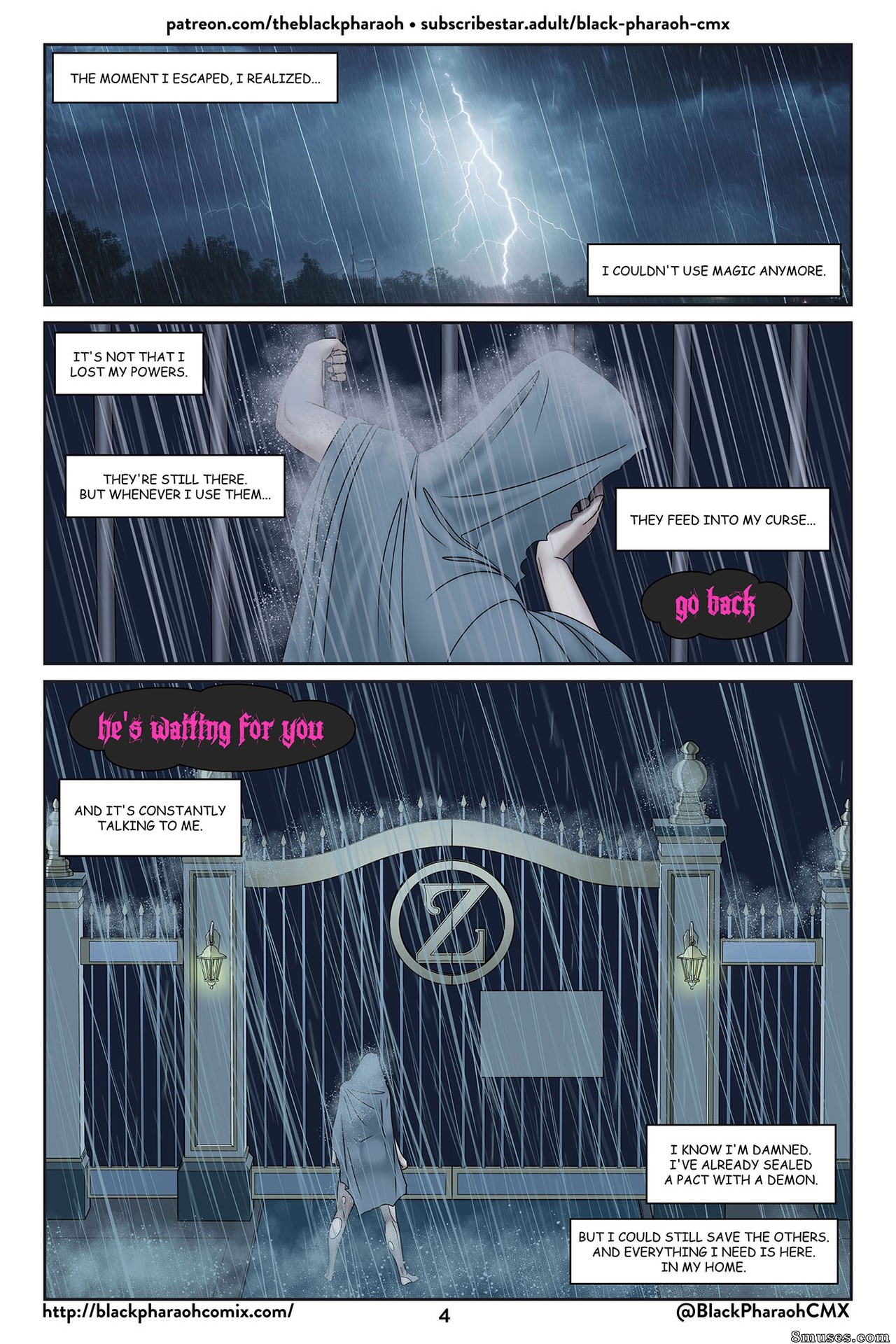The Black Pharaoh - Live Madam, Evil - Page 5