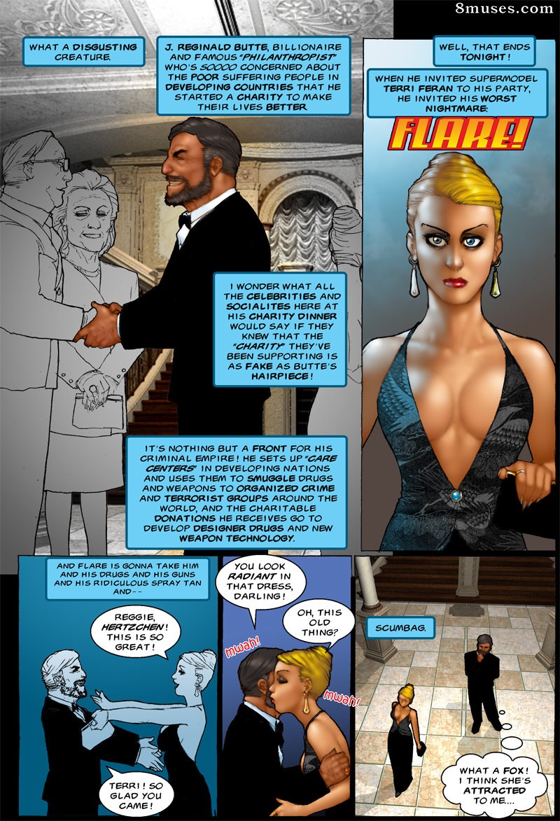 Sean Harrington Comics - Espionagem com Flare - Página 2