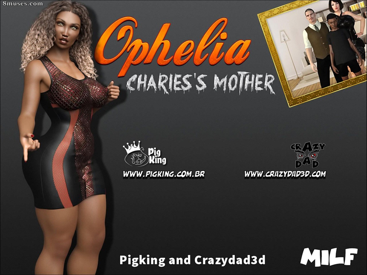 PigKing - CrazyDad Comics - Mãe de Charles - Ofélia - Página 1