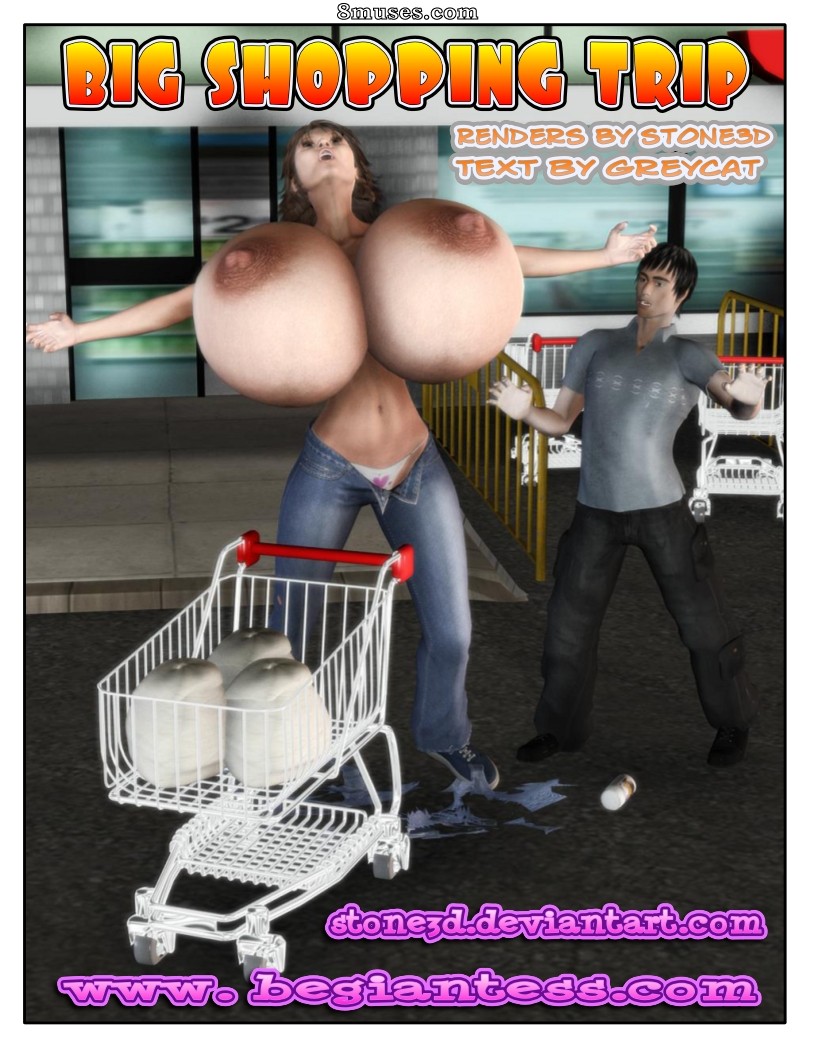 BE Giantess - Big Shopping Trip - Page 1