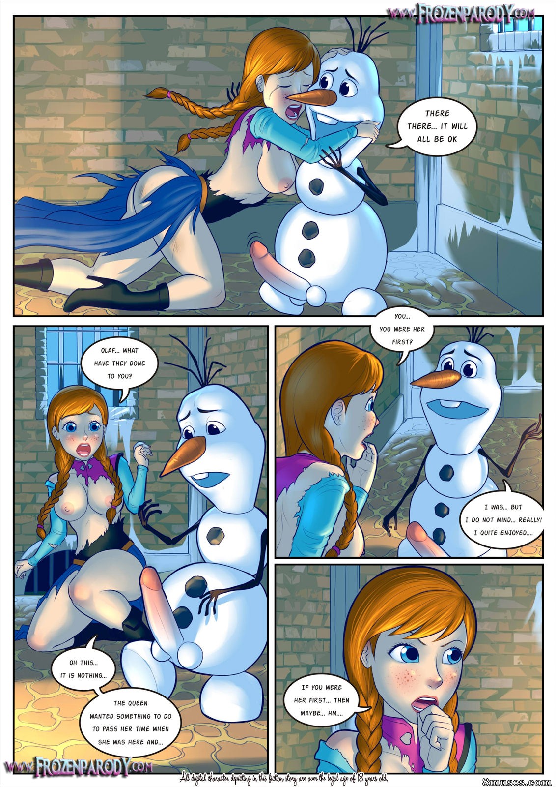 Frozen Parody Comics - Paródia Frozen 2 - Trio de Elsa - Página 3