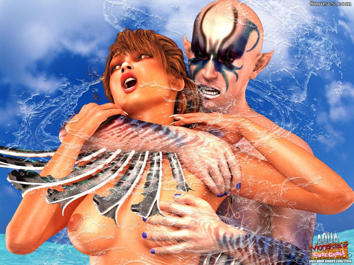 Aqua Monsters Fucking Cute Girls - Aquaman of the Caribbean - Page 8