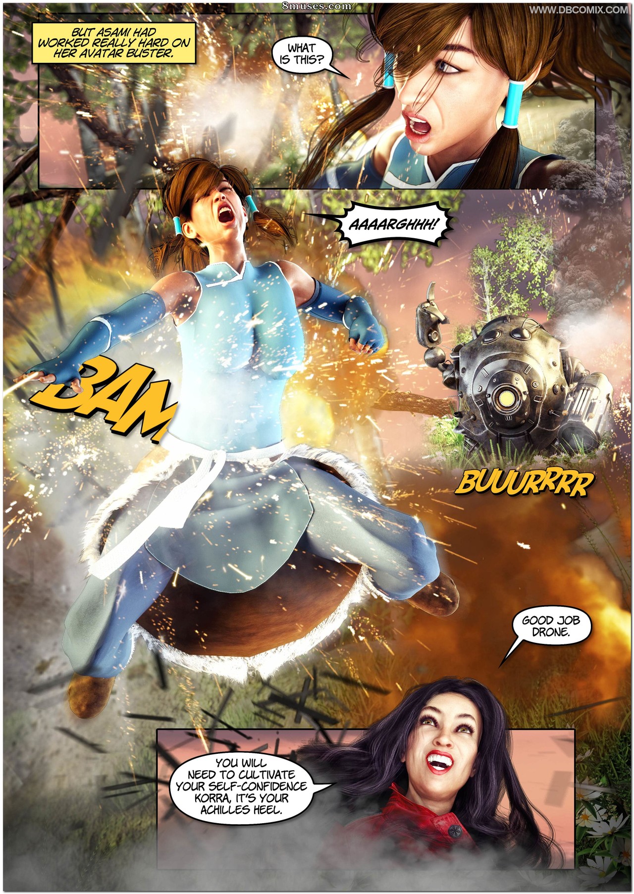 DBComix - Deviant Bondage Comics - The Legend of Korrasami - Satomachines - Page 7