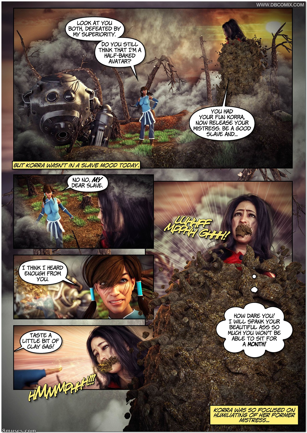 DBComix - Deviant Bondage Comics - The Legend of Korrasami - Satomachines - Page 11