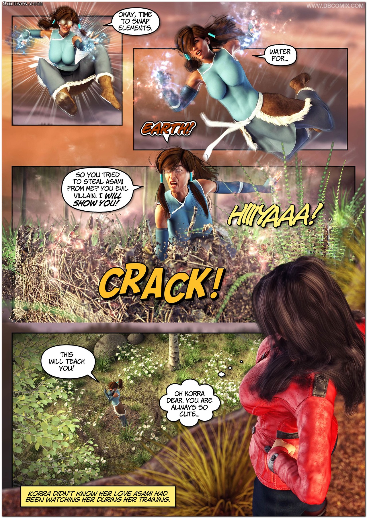 DBComix - Deviant Bondage Comics - The Legend of Korrasami - Satomachines - Page 4