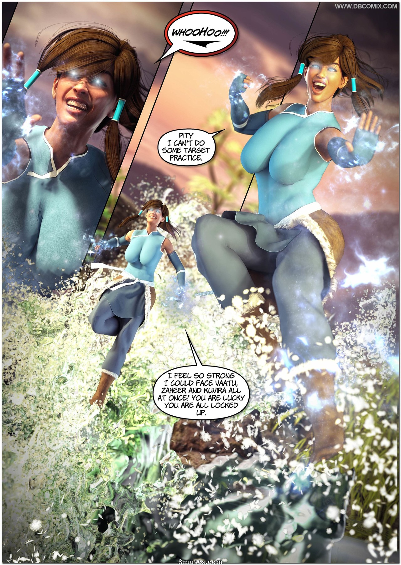 DBComix - Deviant Bondage Comics - The Legend of Korrasami - Satomachines - Page 3