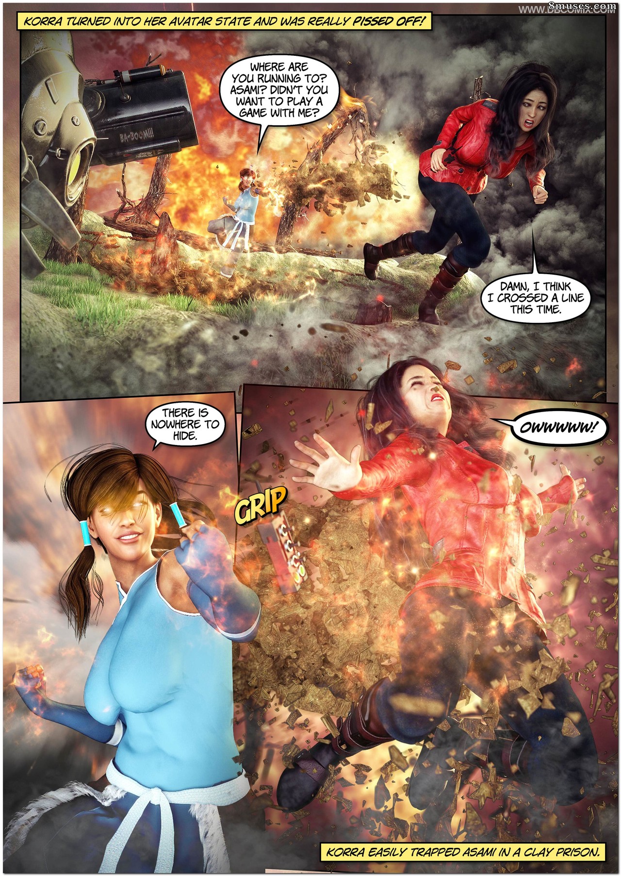 DBComix - Deviant Bondage Comics - The Legend of Korrasami - Satomachines - Page 9