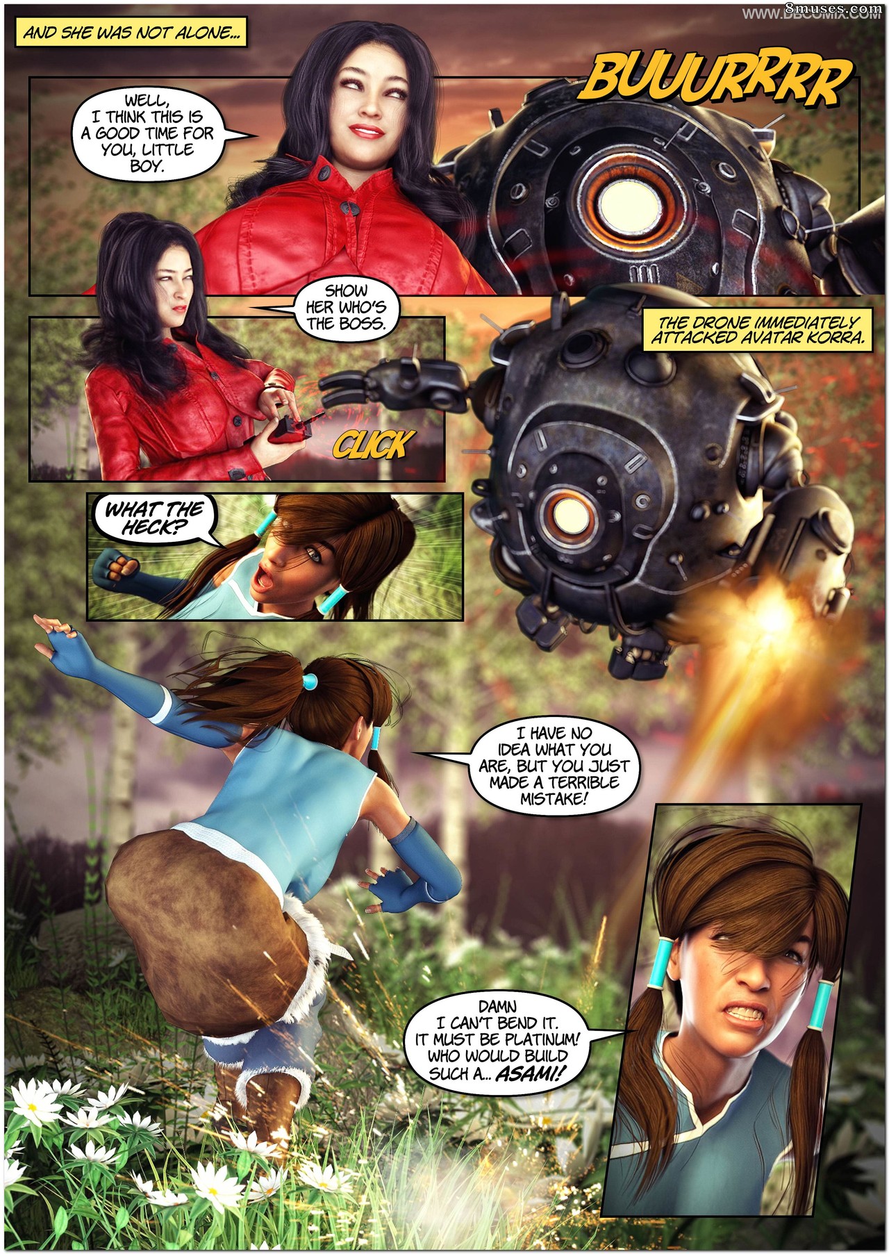 DBComix - Deviant Bondage Comics - The Legend of Korrasami - Satomachines - Page 5