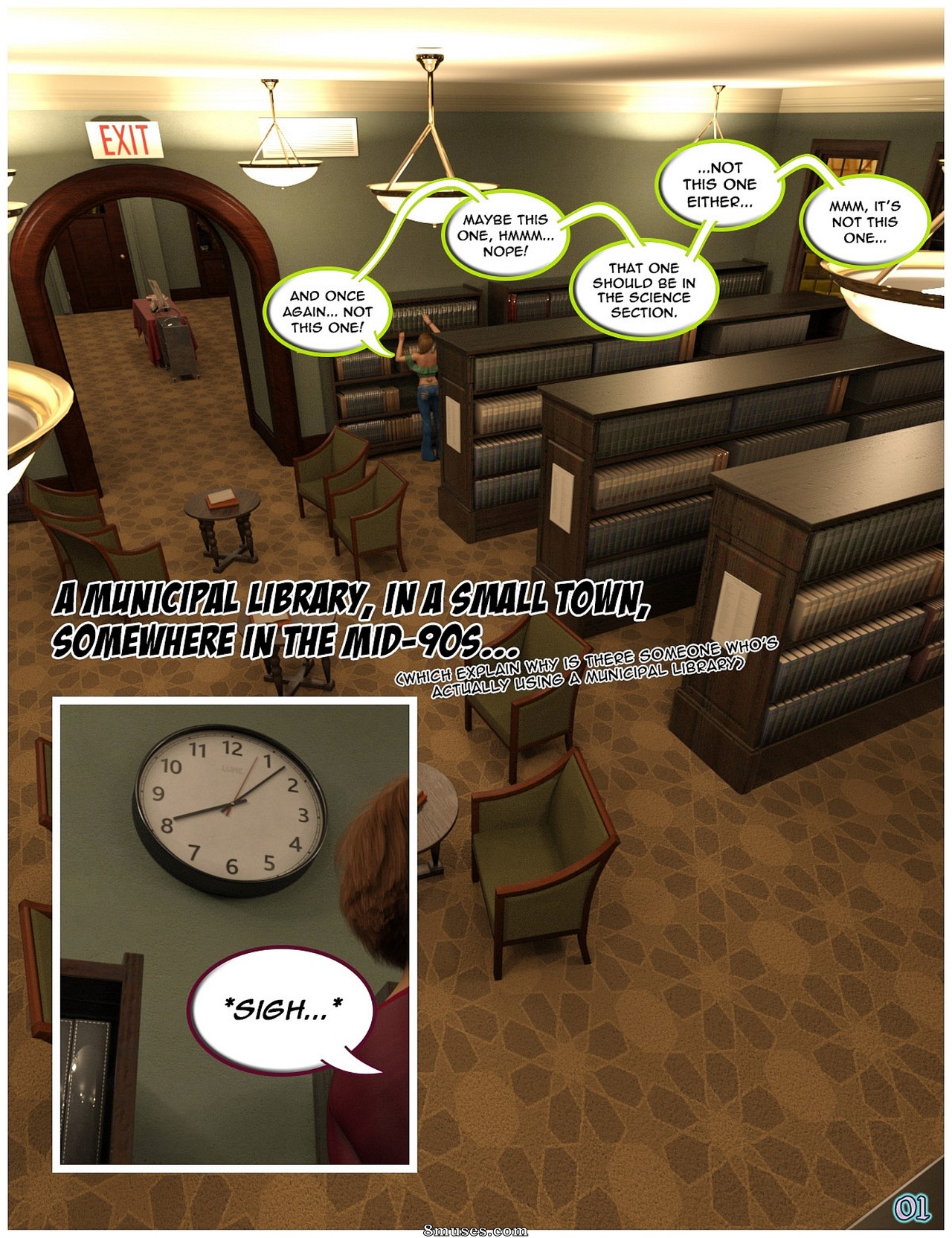 Pinkparticles Comics - La bibliothèque - Page 1