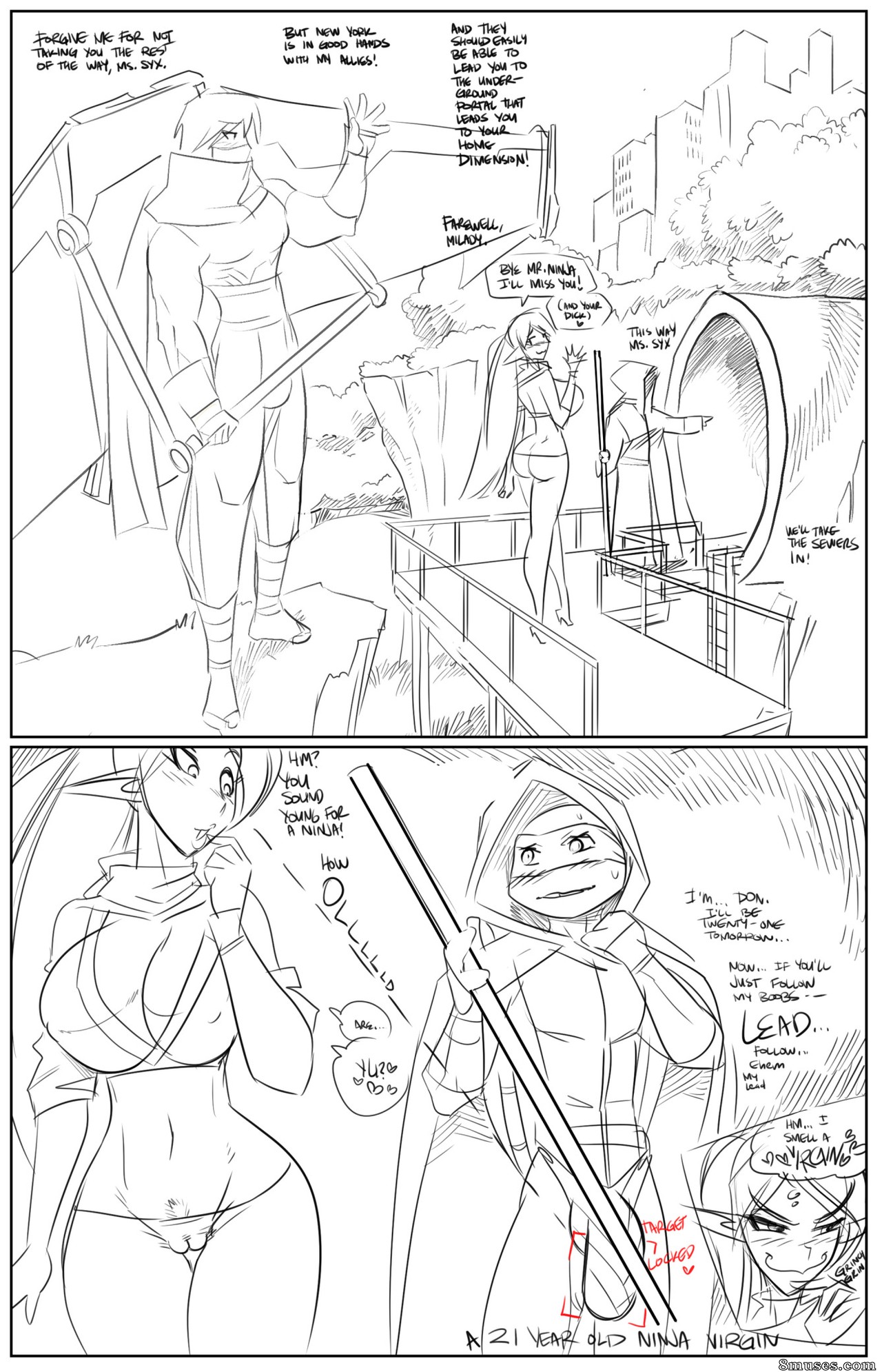 Fred Perry Comics - Syx Ninja va - Página 1
