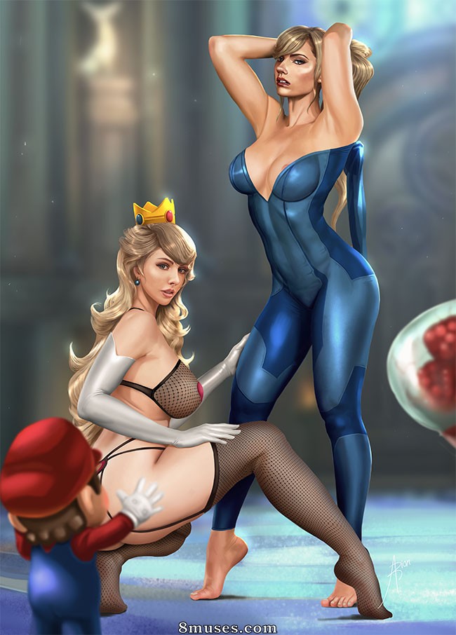 Peach & Samus - process - Page 24