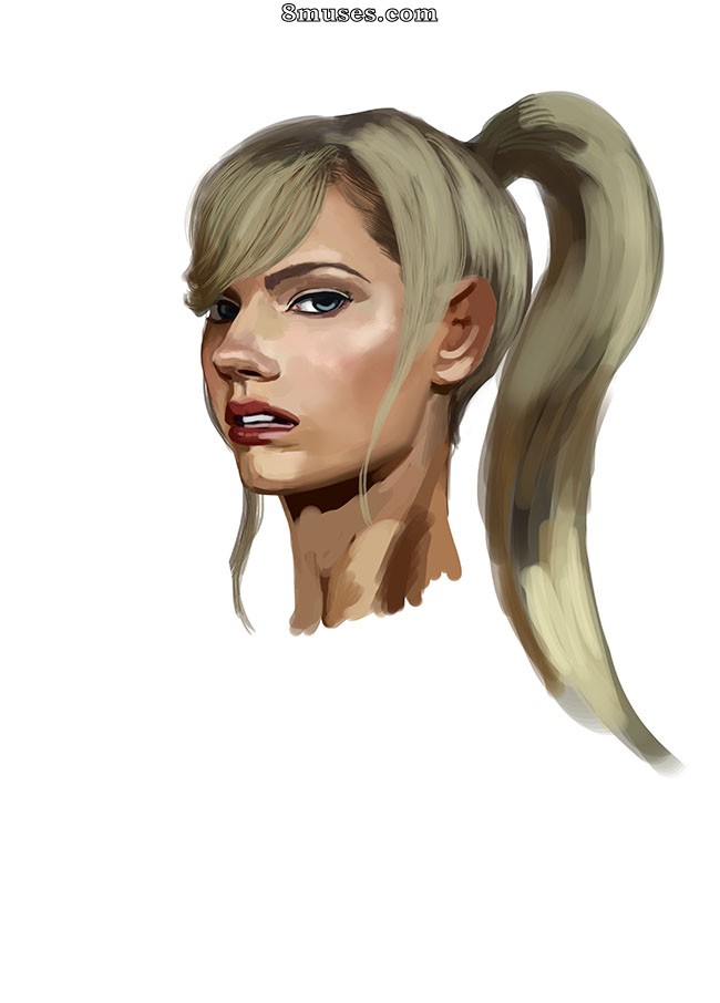 Peach & Samus - process - Page 6