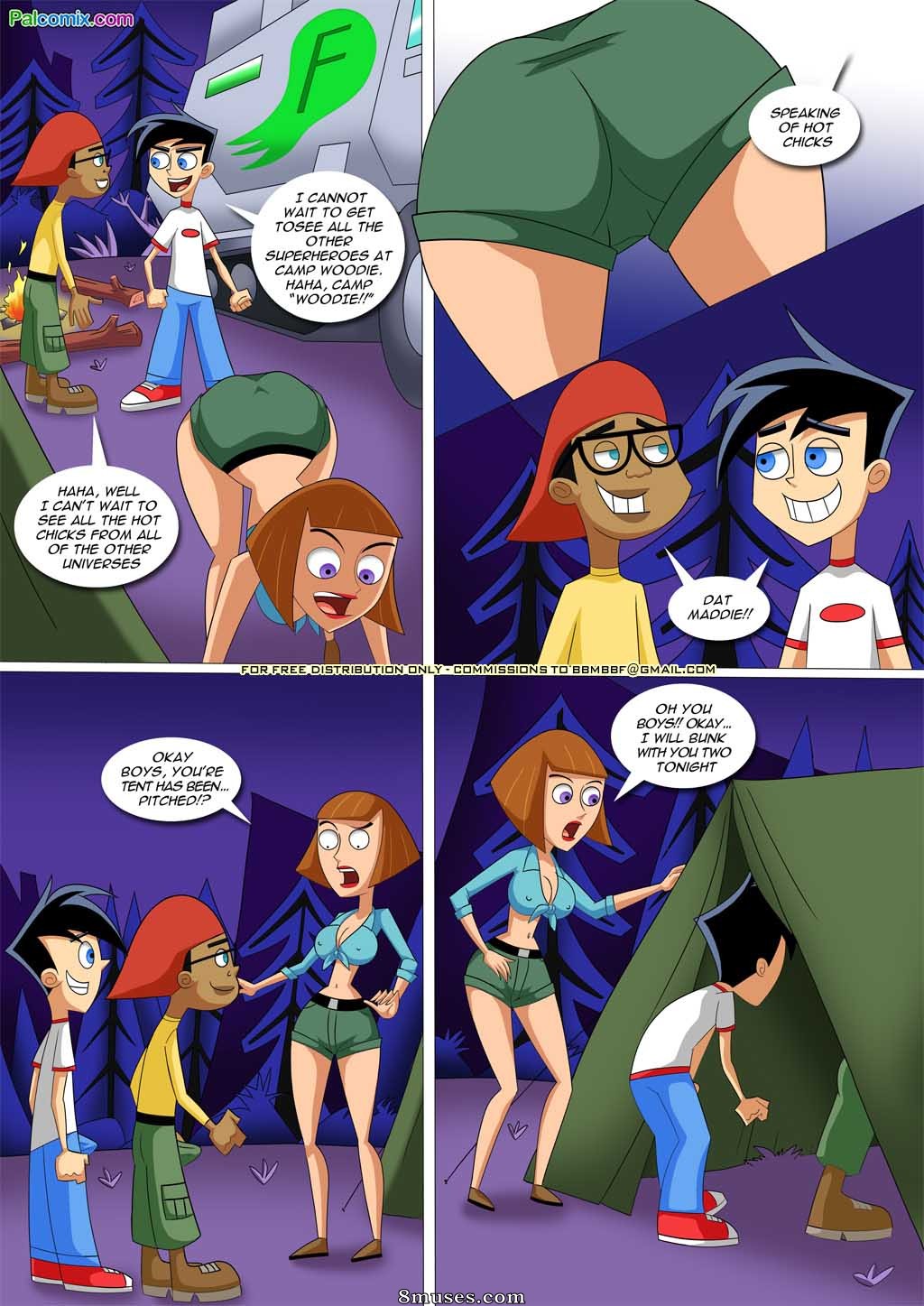 PalComix Comics - Danny Phantom - Camp Woody - The Phantom Prelude - Page 2