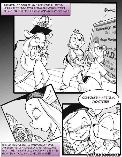 Quadrinhos - Chip e Dale - De ratos e confusão - Página 8