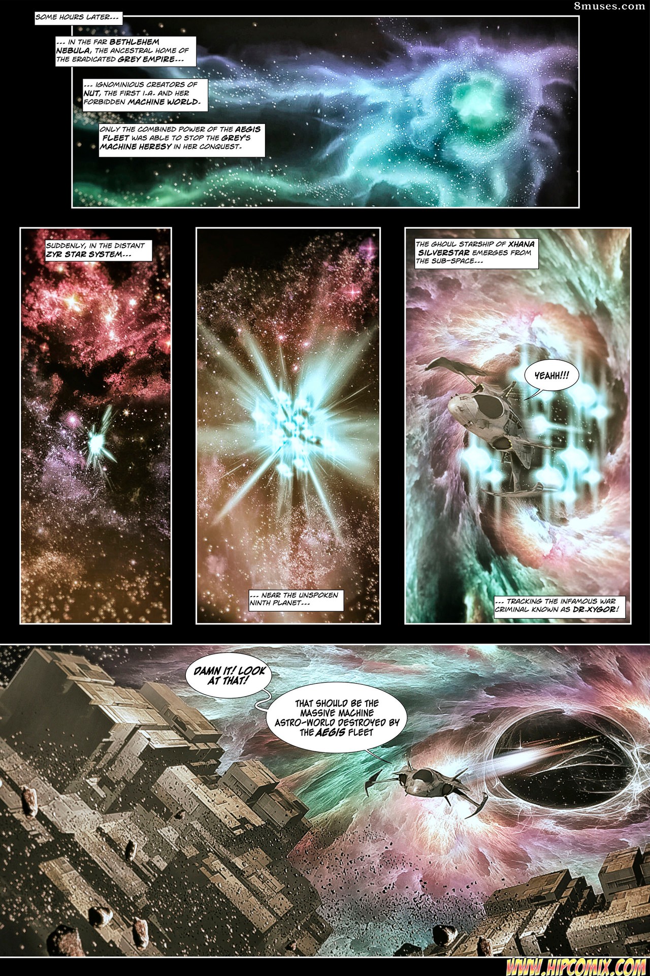 HIP Comix - Xhana Silverstar - As sombras de IX - Página 32