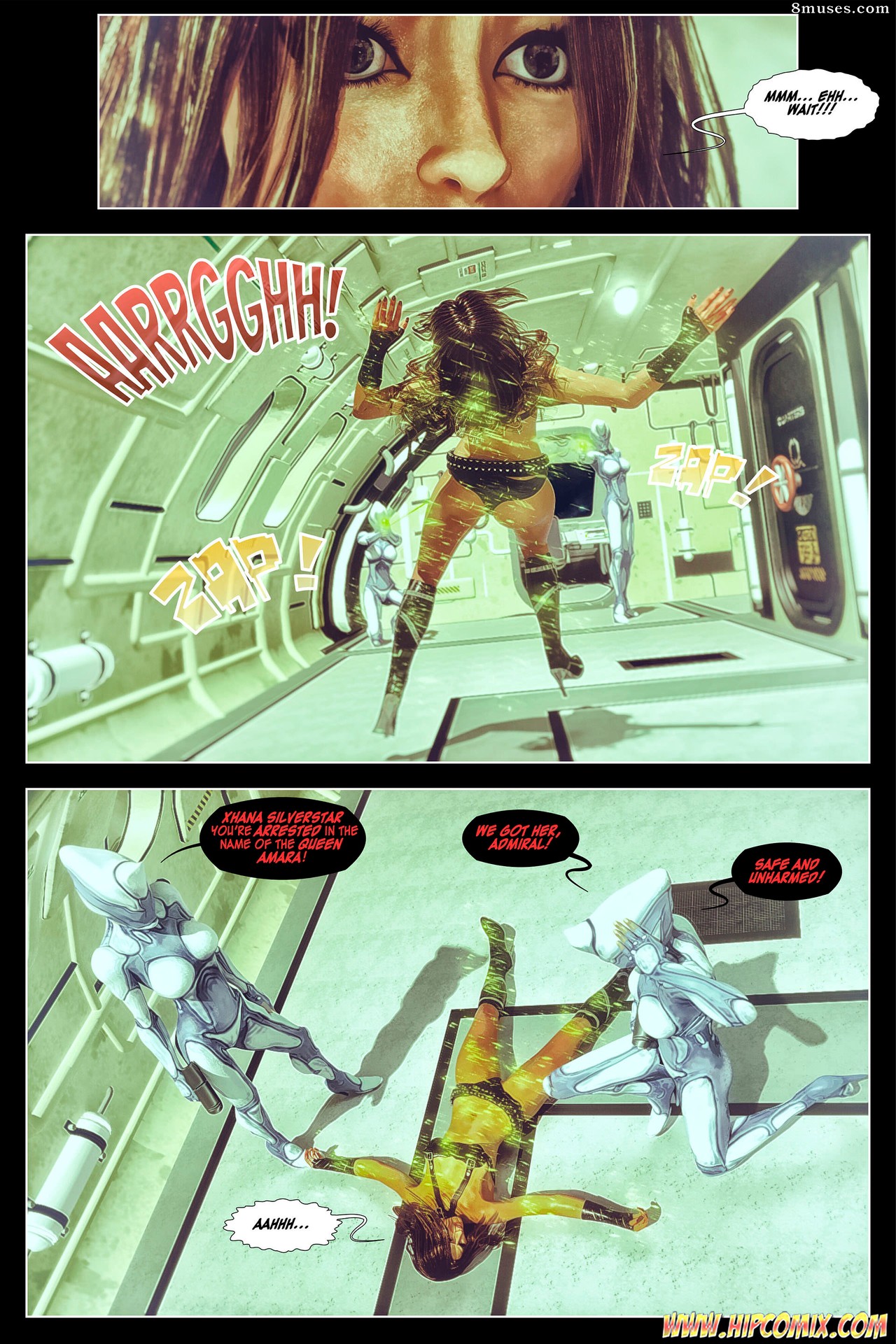 HIP Comix - Xhana Silverstar - As sombras de IX - Página 12