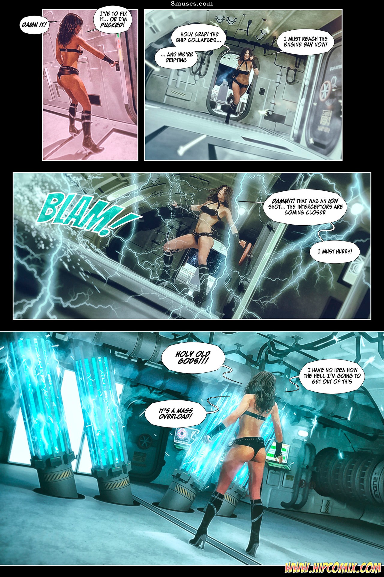 HIP Comix - Xhana Silverstar - As sombras de IX - Página 6