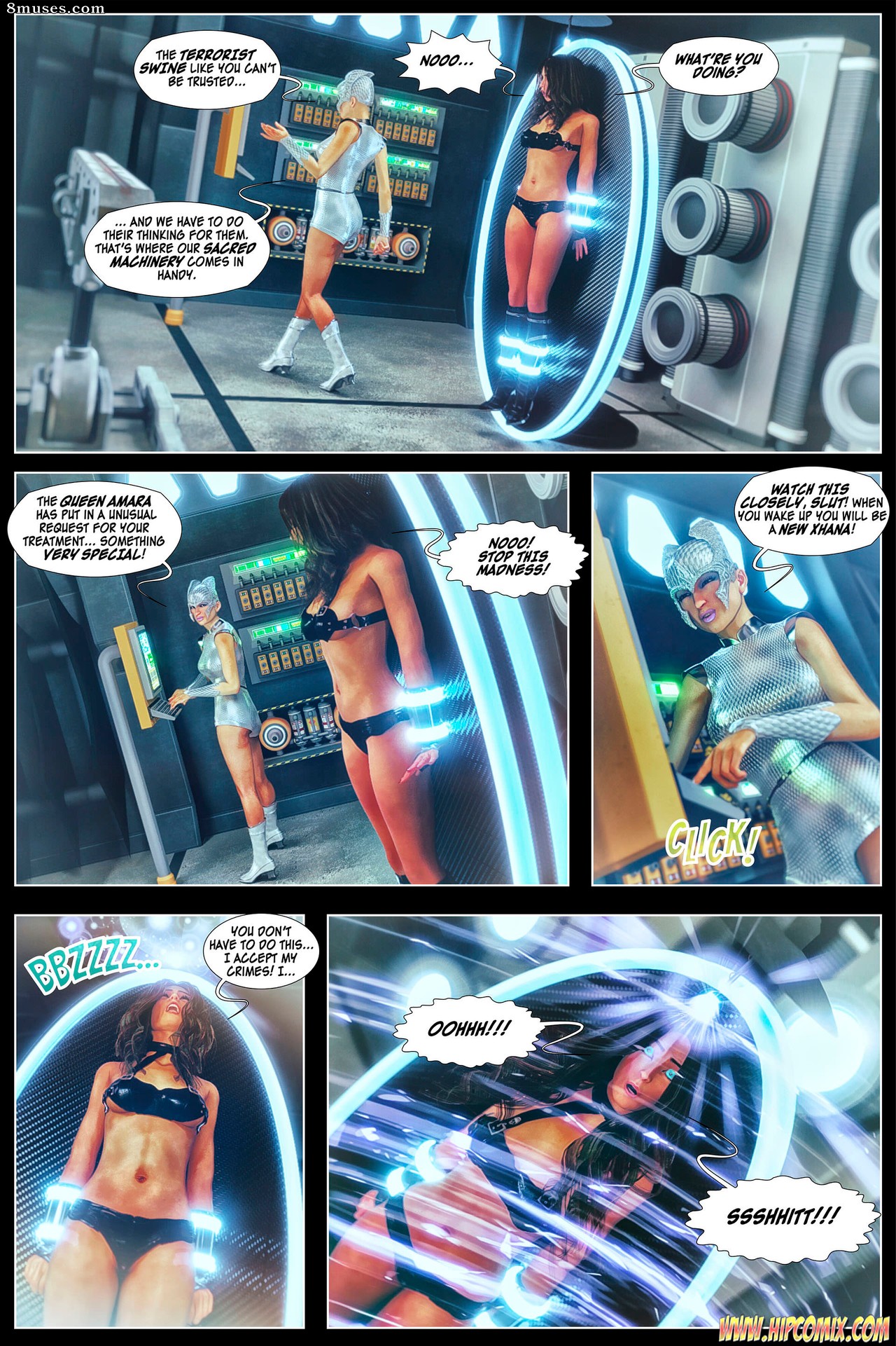 HIP Comix - Xhana Silverstar - As sombras de IX - Página 21