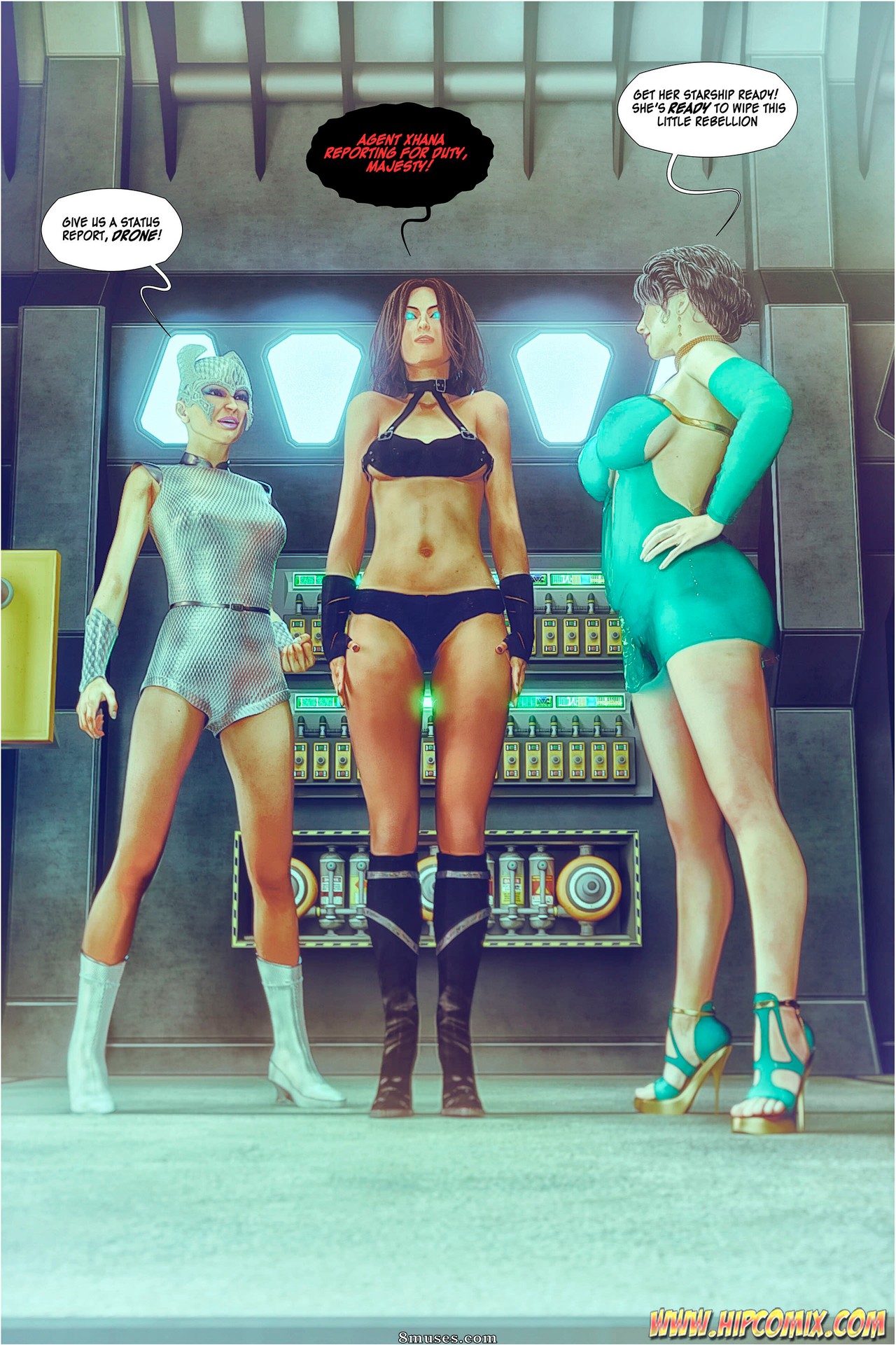 HIP Comix - Xhana Silverstar - As sombras de IX - Página 30