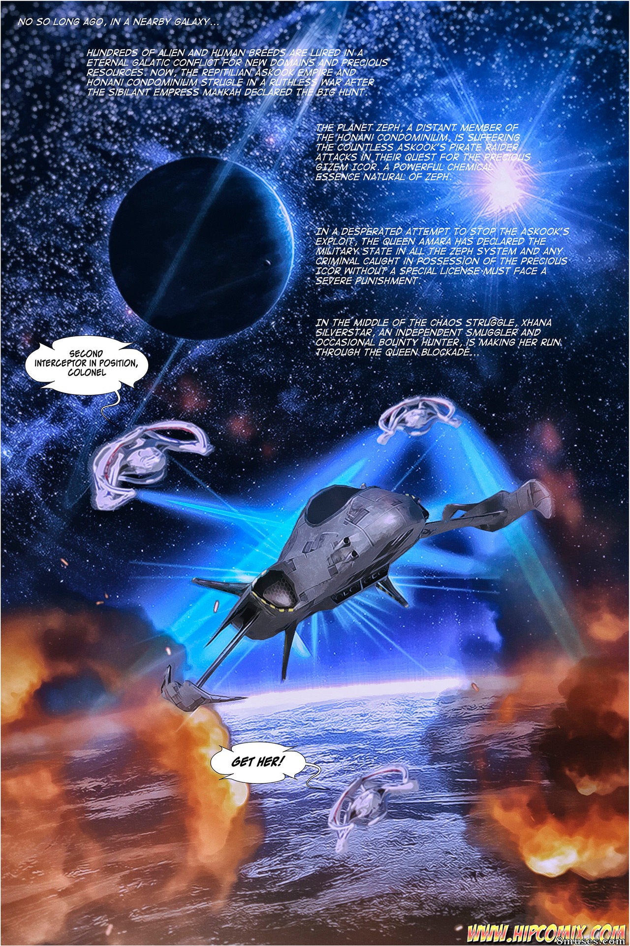HIP Comix - Xhana Silverstar - Les ombres de IX - Page 2
