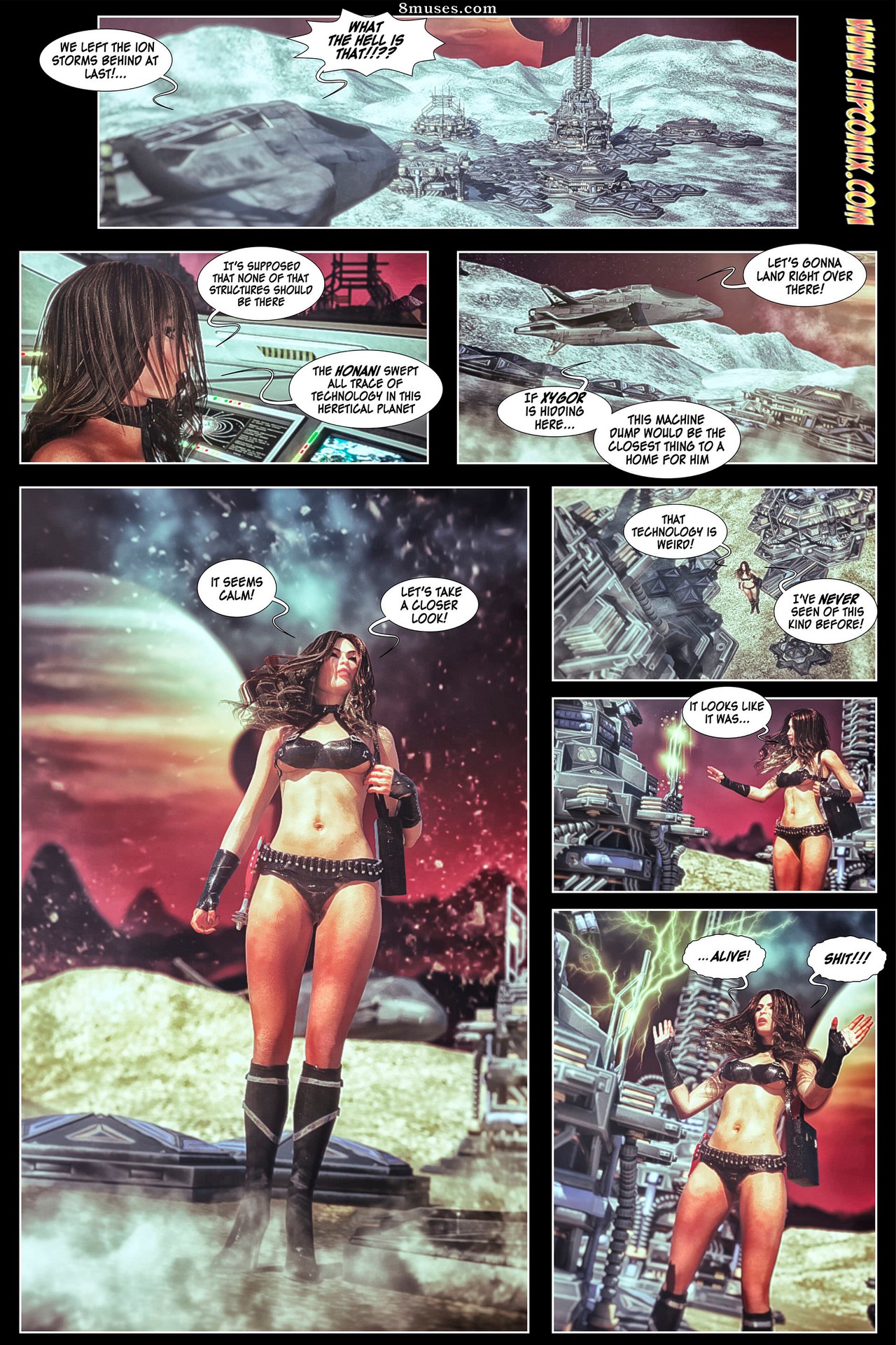 HIP Comix - Xhana Silverstar - Les ombres de IX - Page 34