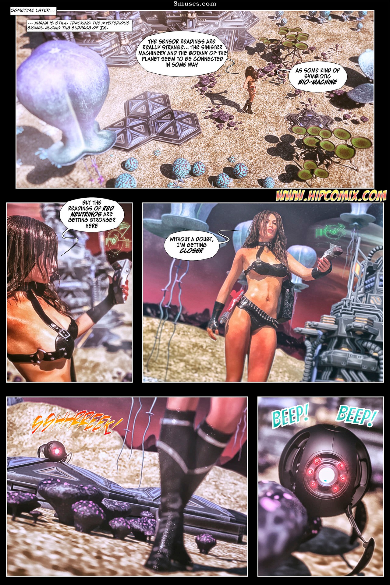 HIP Comix - Xhana Silverstar - As sombras de IX - Página 36