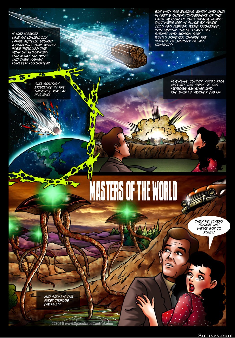 Space Babe Central - Masters of the World - Page 1