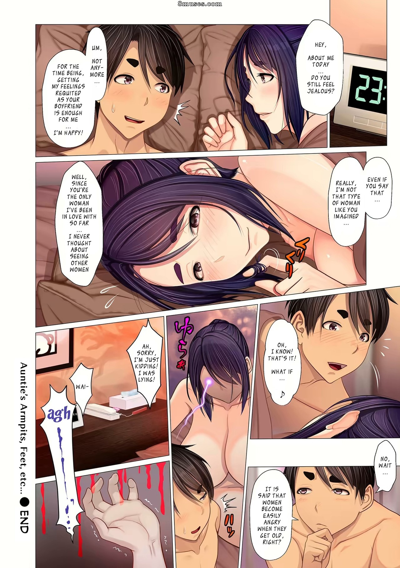 Emori Uki - Auntie's Armpits, Feet - Oba-chan no Waki to Ashi to etc - Page 22