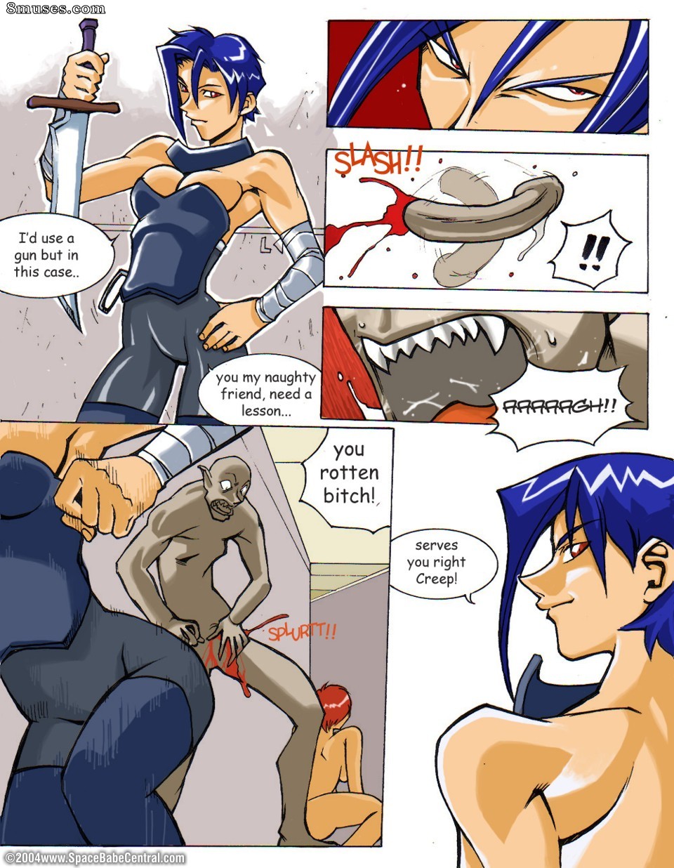 Space Babe Central - 24th Century Stand Off - Page 3