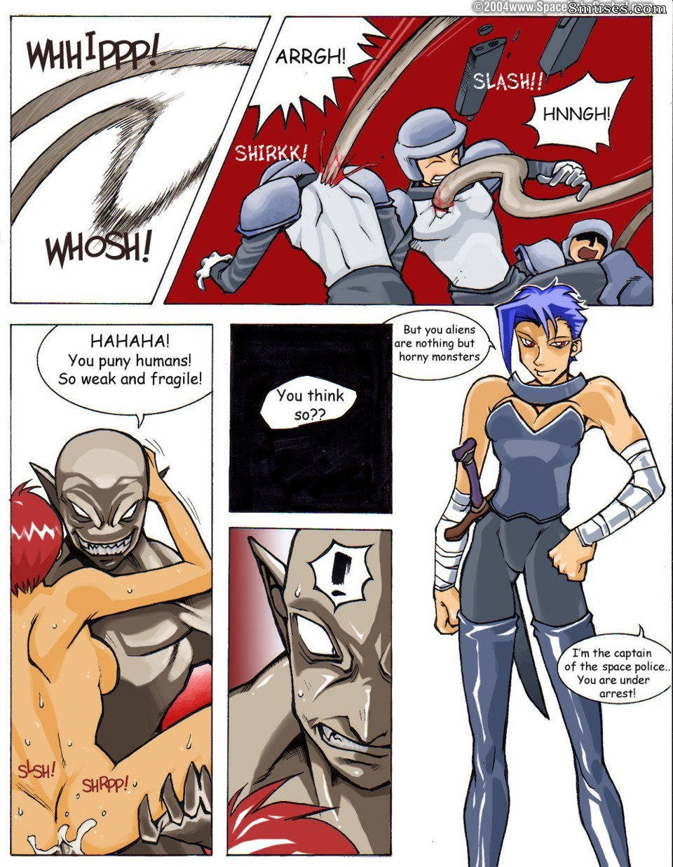 Space Babe Central - 24th Century Stand Off - Page 2
