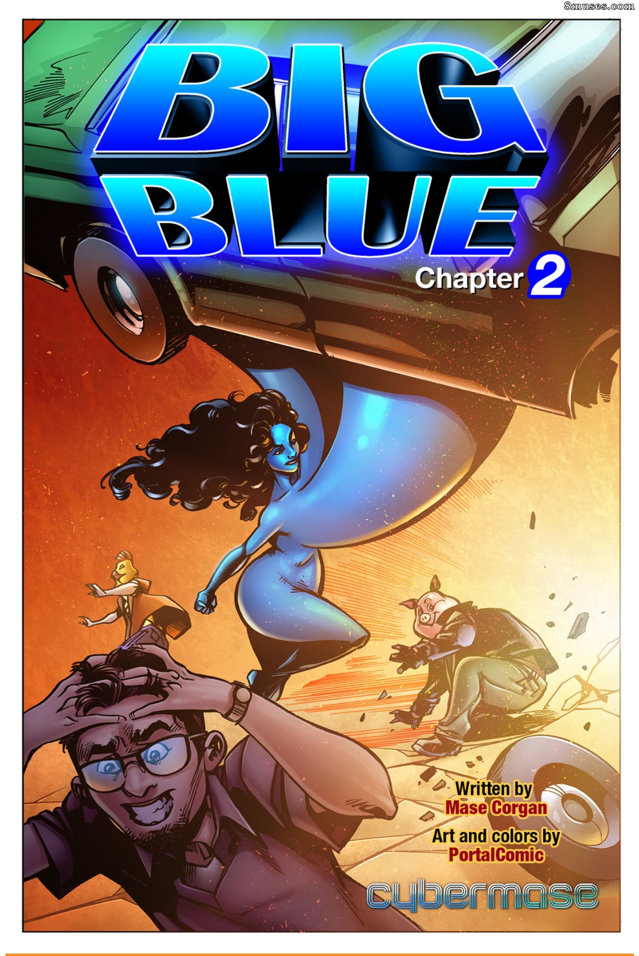 Big Blue - Juggs of Justice - Issue 2 - Page 1
