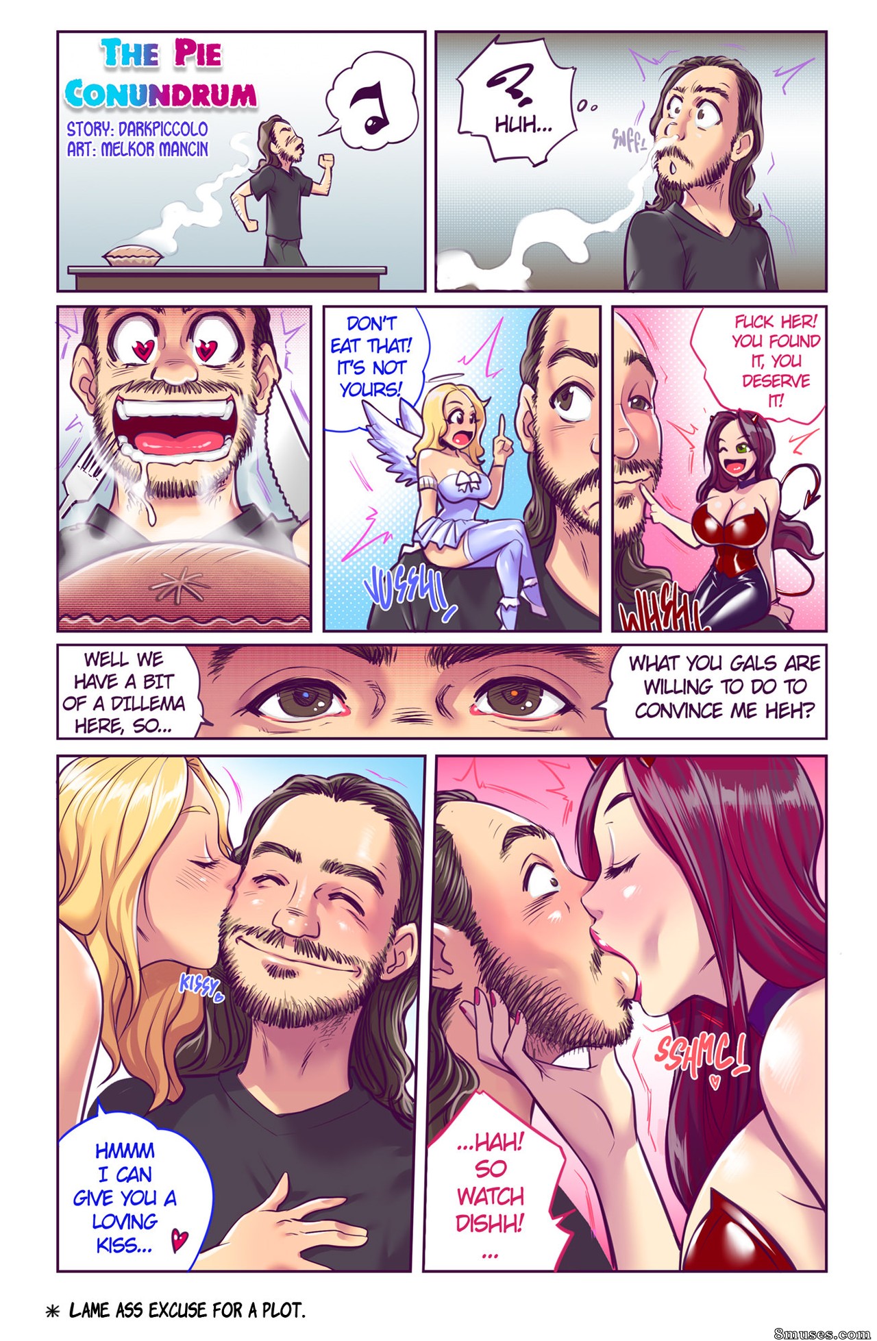 Melkormancin.com Comics - The Pie Conundrum - Page 1
