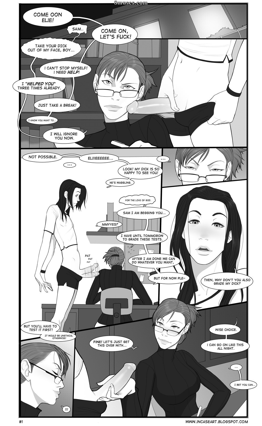 Bande dessinée - Élie et Sam - Page 1