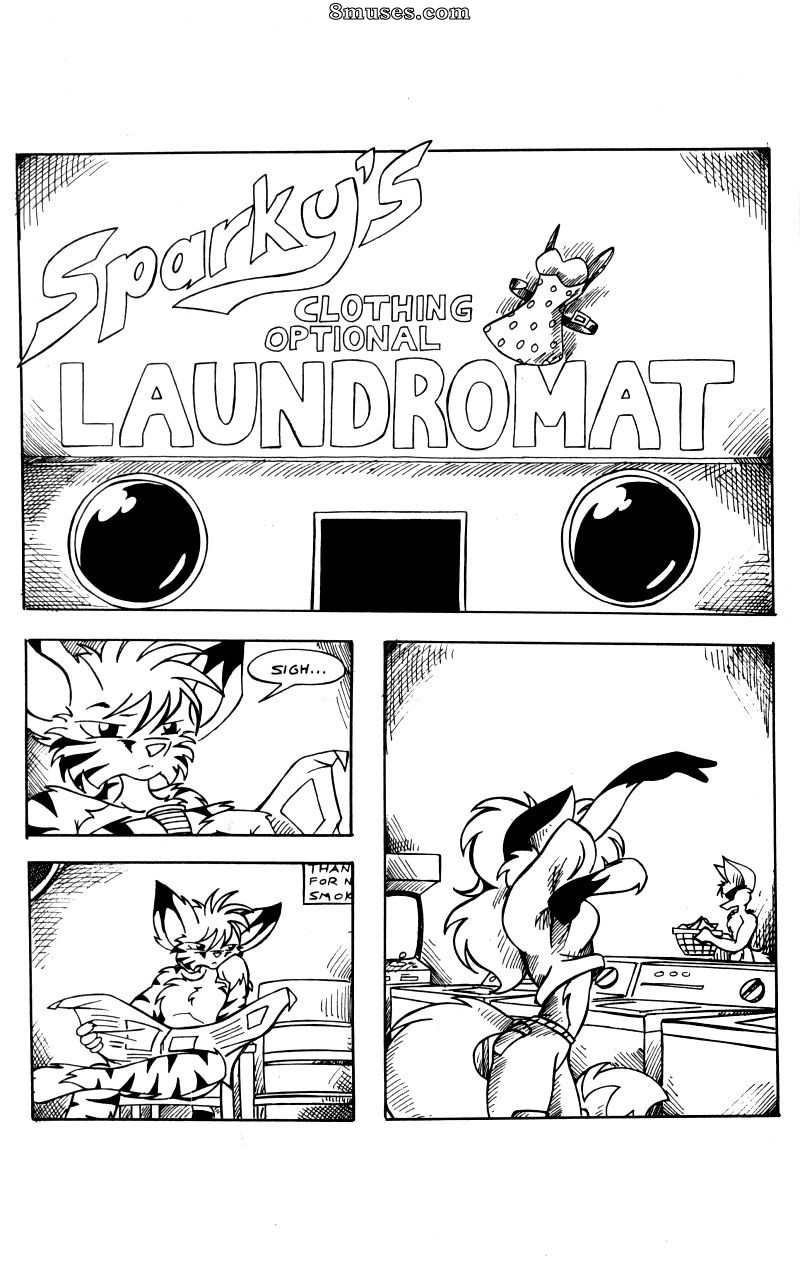 Adult Comix - Laundromat - Page 1