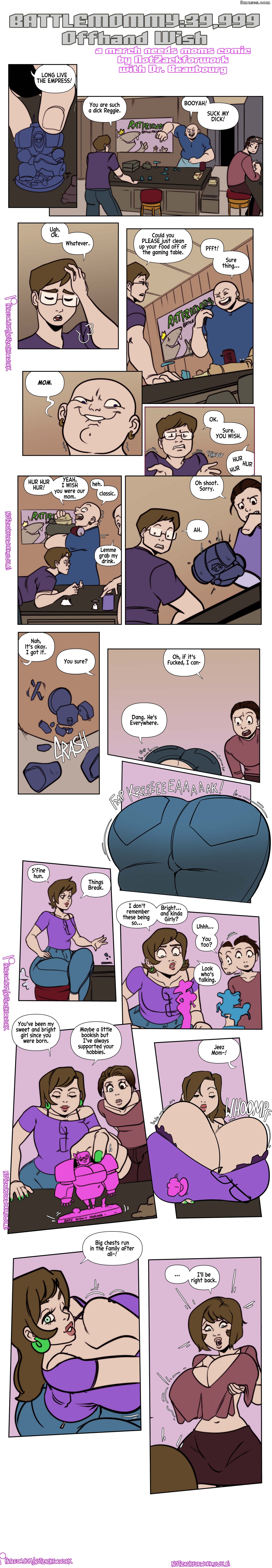 NotZackForWork Comics - Deseo casual - Página 1