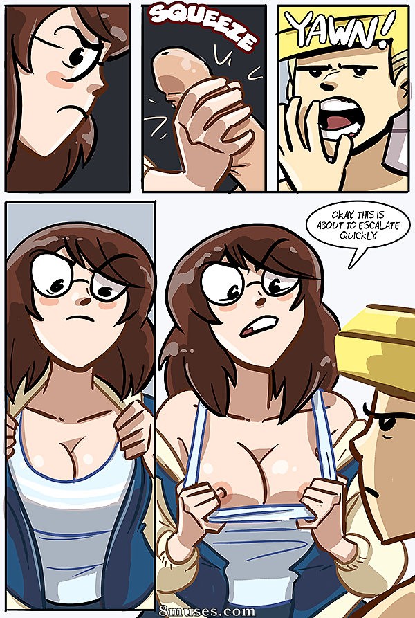 Slipshine Comics - Mike and Amber Pound Each Other in the Most Epic of Hatefucks - Page 5