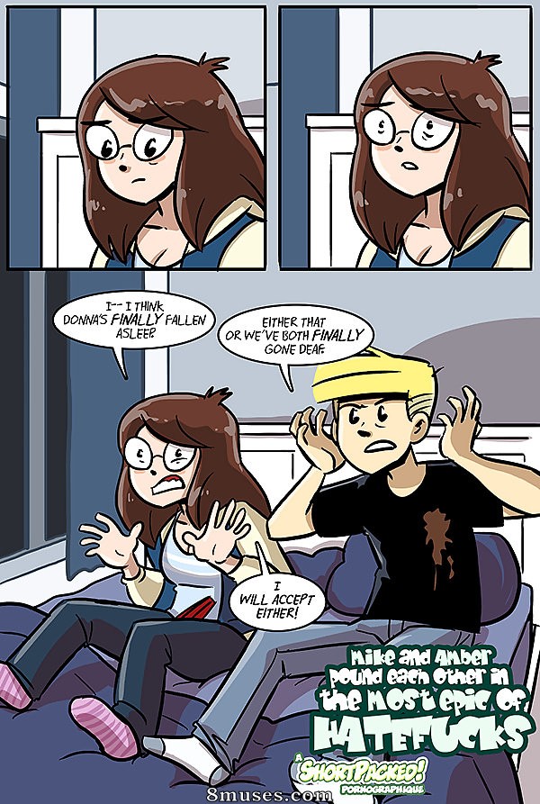 Slipshine Comics - Mike and Amber Pound Each Other in the Most Epic of Hatefucks - Page 1