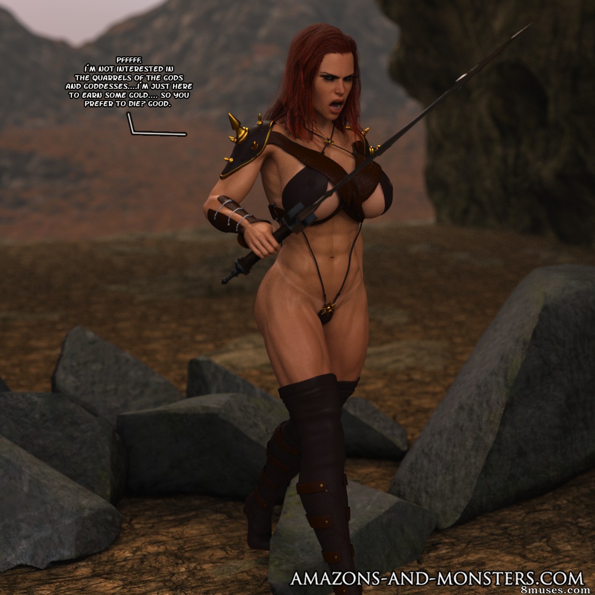 Amazons and Monsters Comics - Red Sanya vs The Champion of Nemesis - Page 6