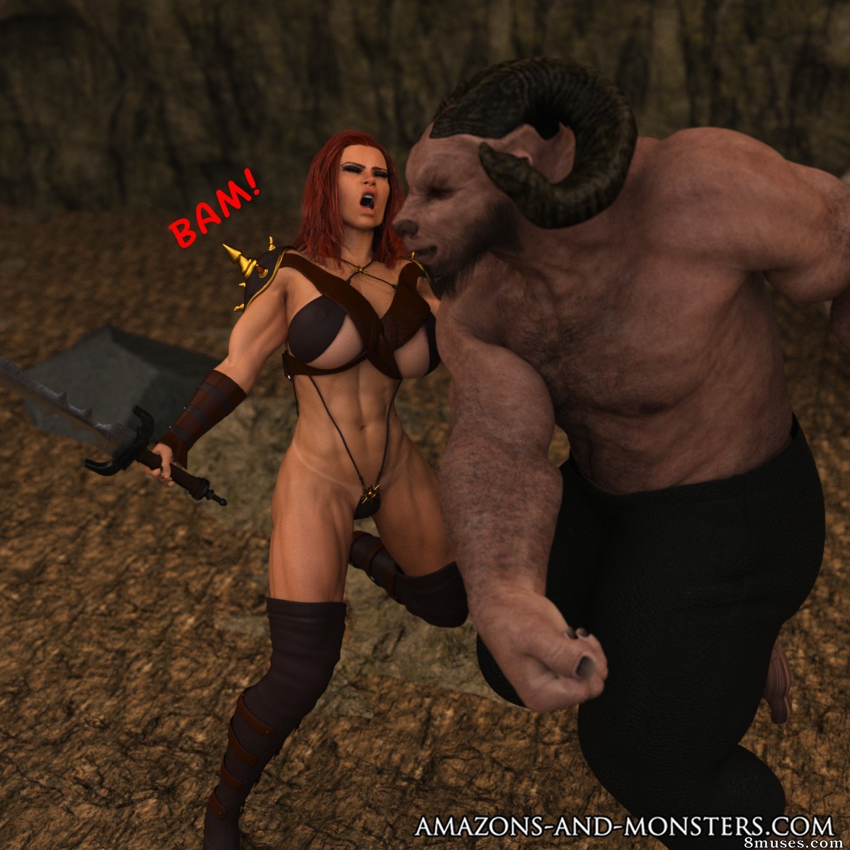 Amazons and Monsters Comics - Red Sanya vs The Champion of Nemesis - Page 9