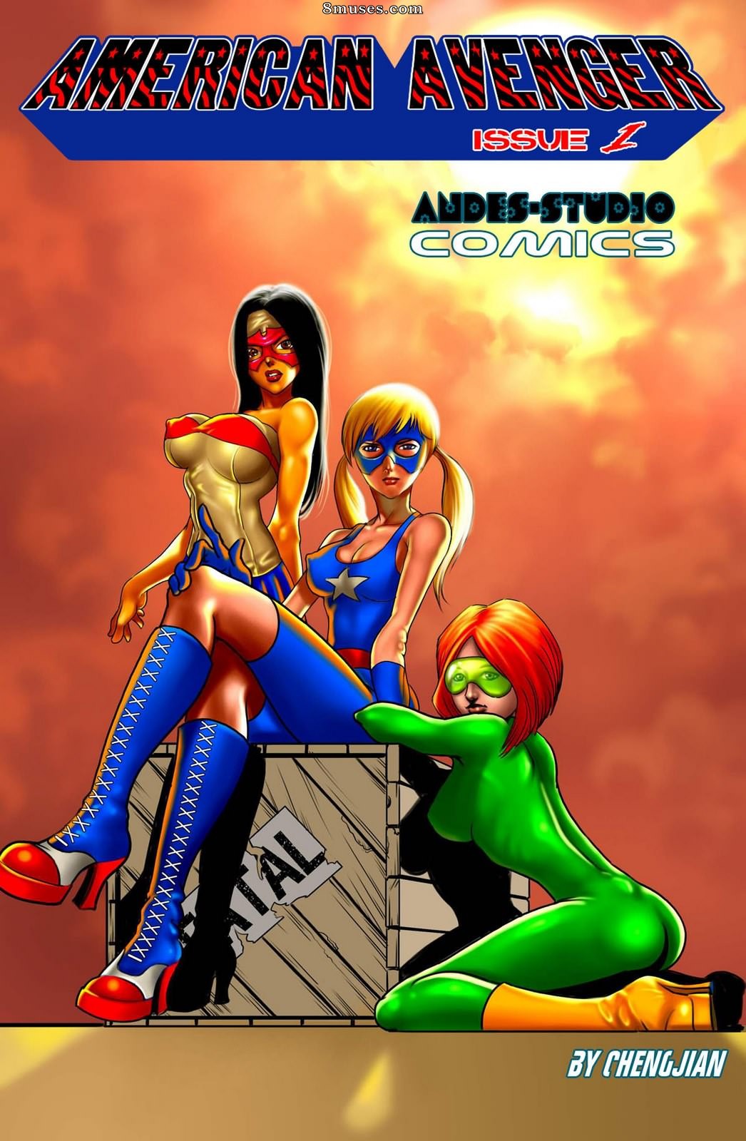 Page 1 | Andes-Studio-Comics/Comics/American-Avenger | 8muses - Sex Comics