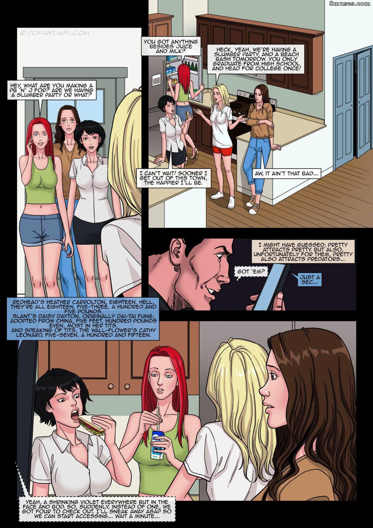 Fansadox Comics - Fansadox 569 - Snatcher 3 - Sleepover Slaves - Arieta - Page 4