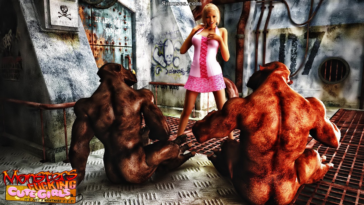 Monster Fucking Cute Girls - Pink Dress in the Factory - Page 4