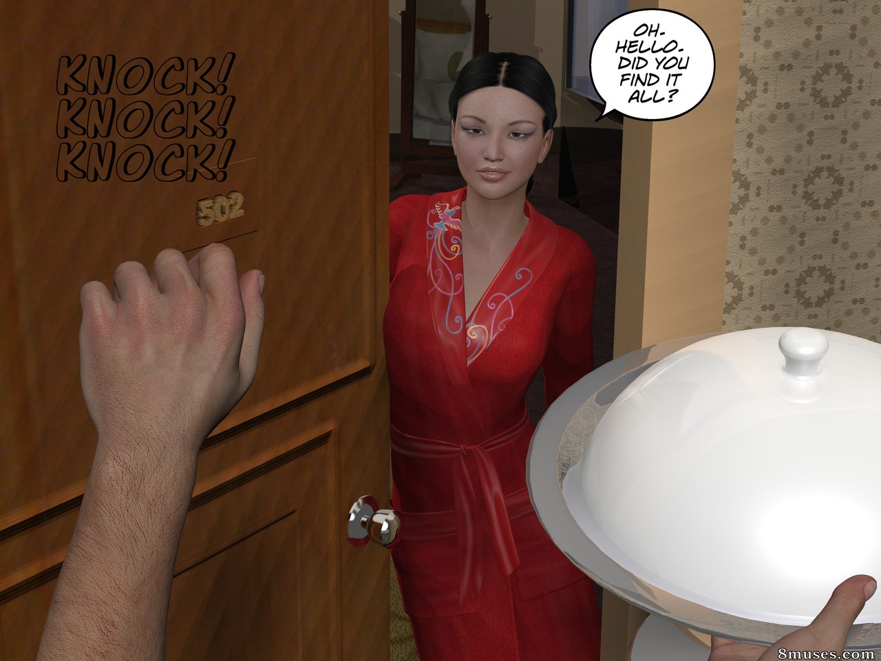 DarkCowboy Comics - Twin Bedroom - Page 1